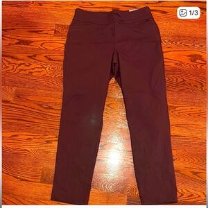 NWT Van Heusen Rich Maroon Stretch Trousers